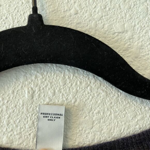 AUTUMN CASHMERE Women's Sweater XS Loose Knit Spacedye Hi-Lo 3/4 Sleeve Classic - Picture 3 of 12